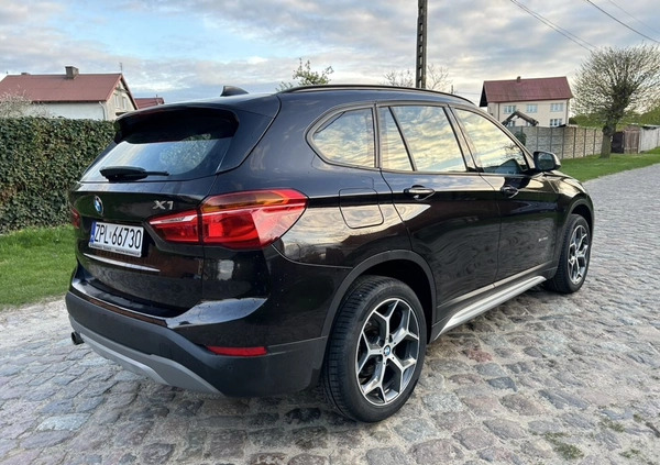 BMW X1 cena 69900 przebieg: 93000, rok produkcji 2015 z Wyszogród małe 191